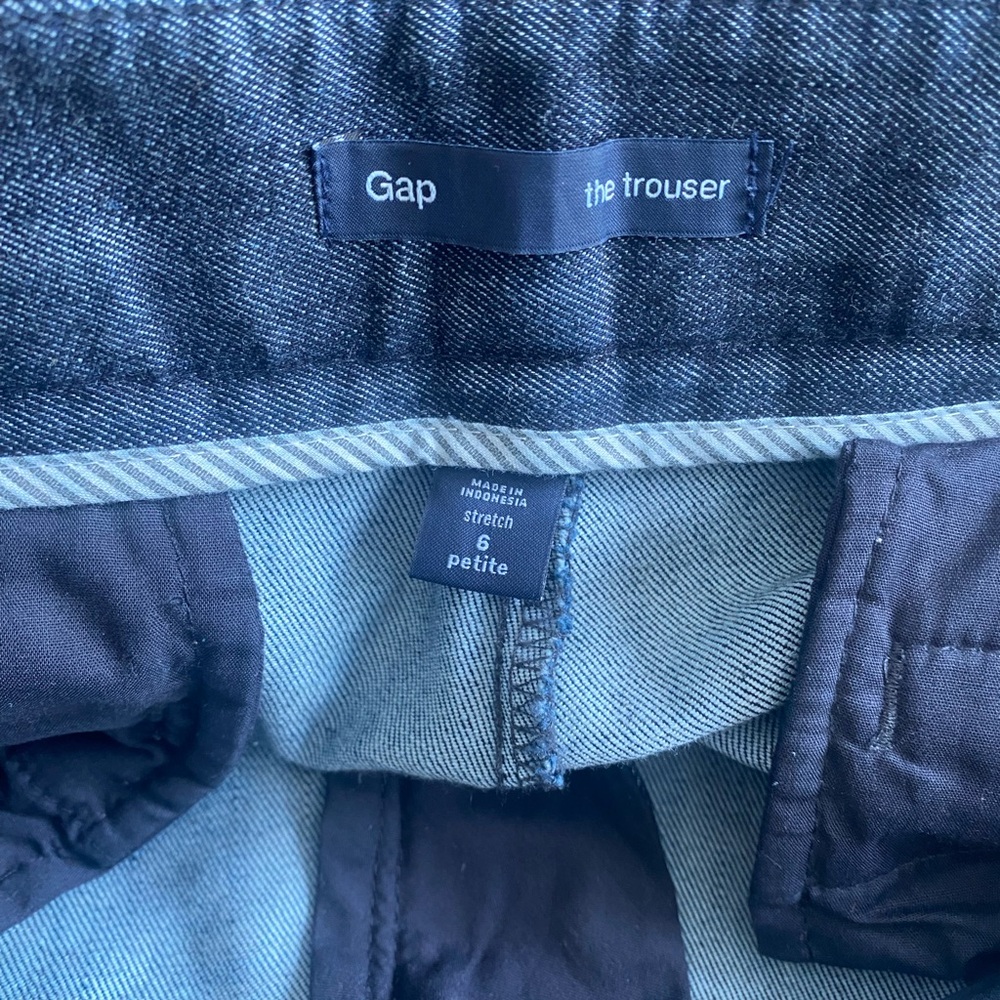Women's Gap The Trouser Wide Leg Jeans Size 6 Petite - Picture 8 of 9